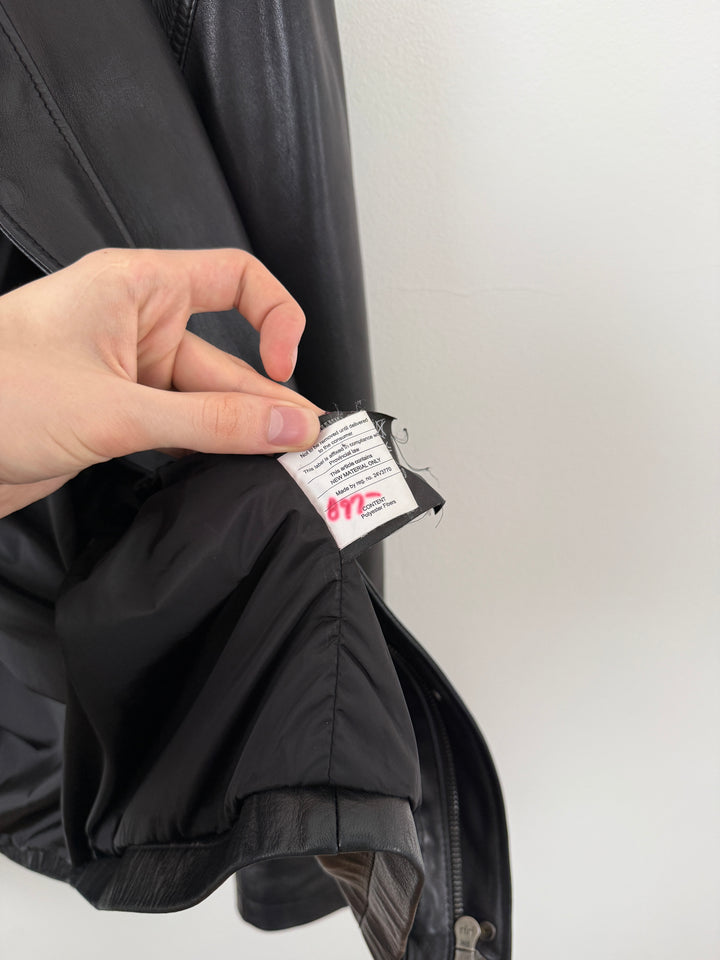 2000s Leather Moto Jacket