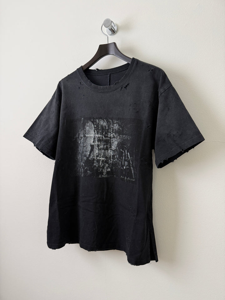 Resurrection Distressed Photo Print Tee
