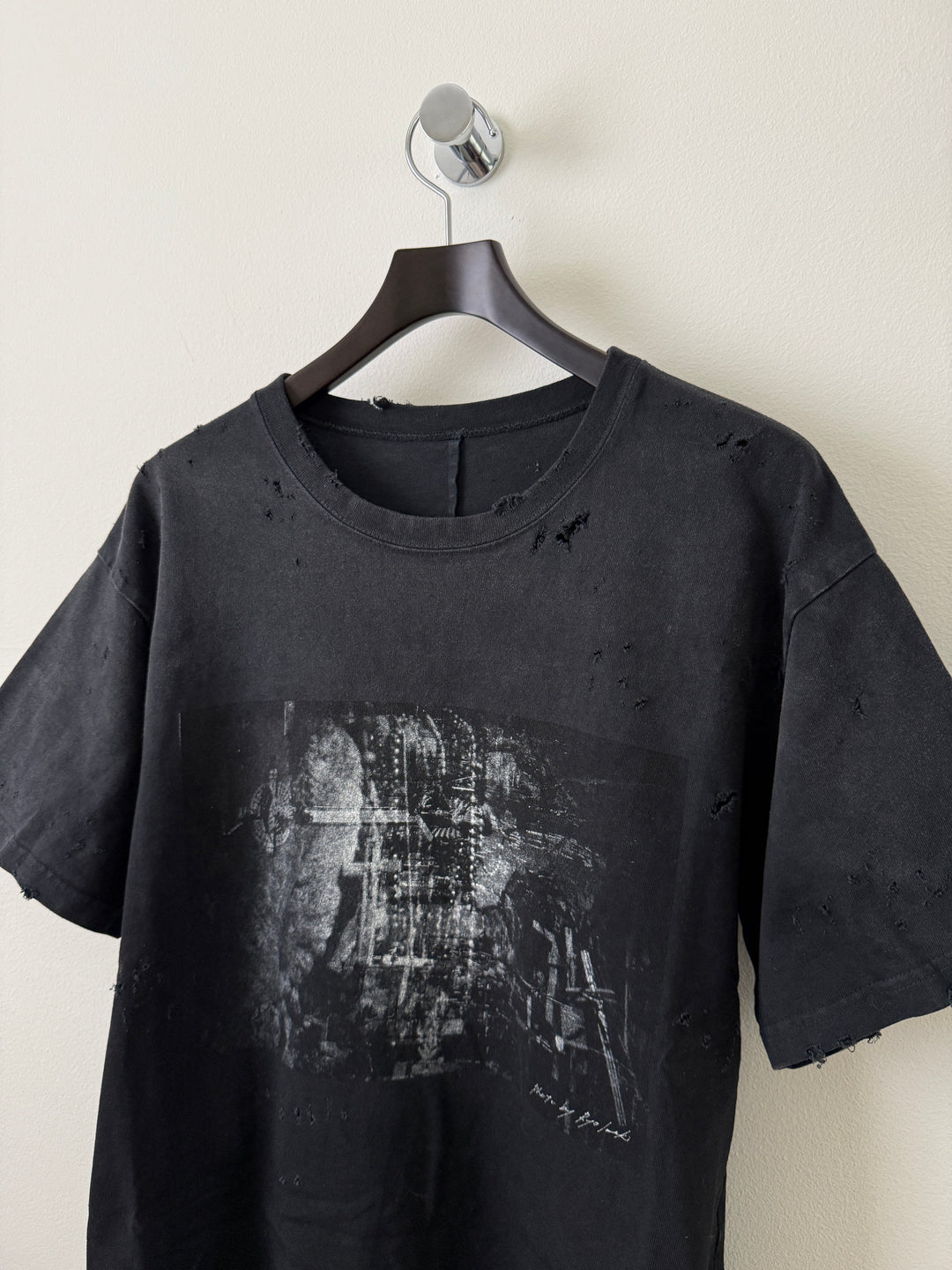 Resurrection Distressed Photo Print Tee