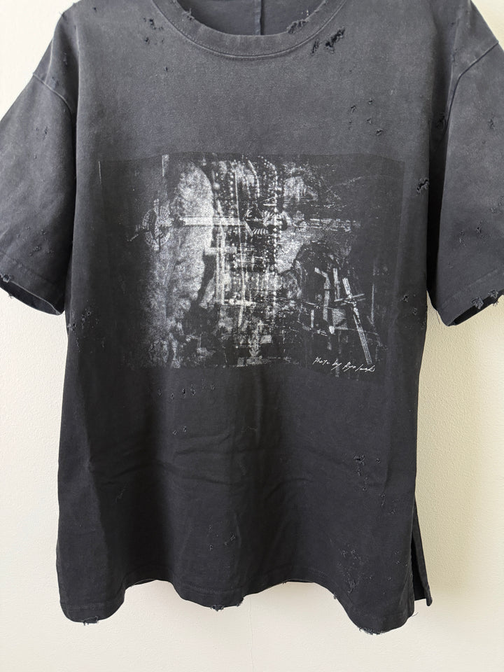 Resurrection Distressed Photo Print Tee