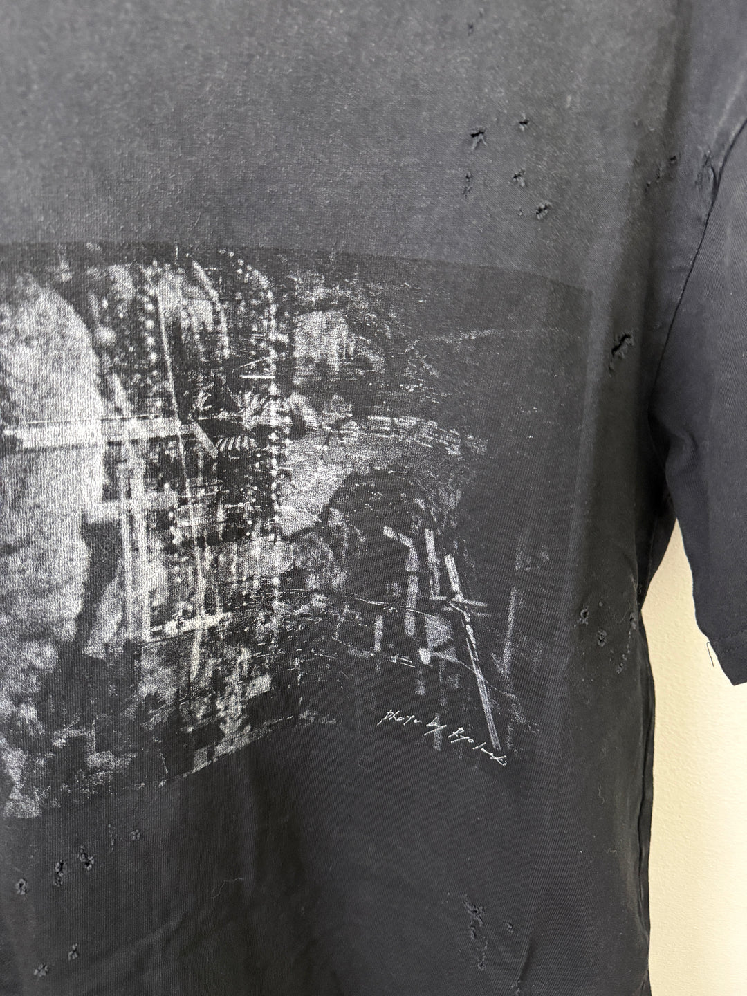 Resurrection Distressed Photo Print Tee