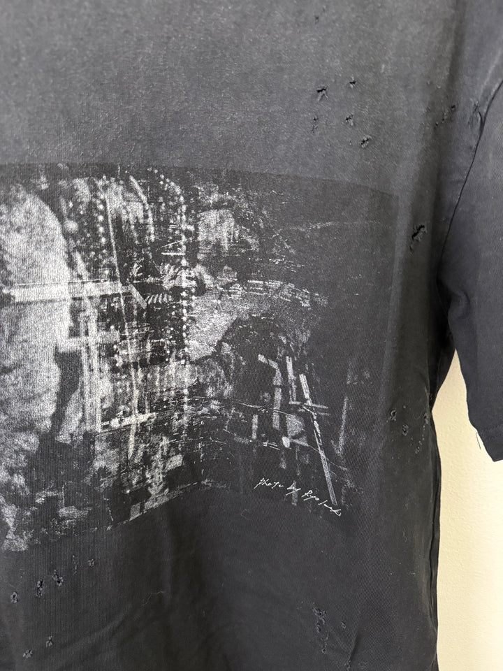 Resurrection Distressed Photo Print Tee