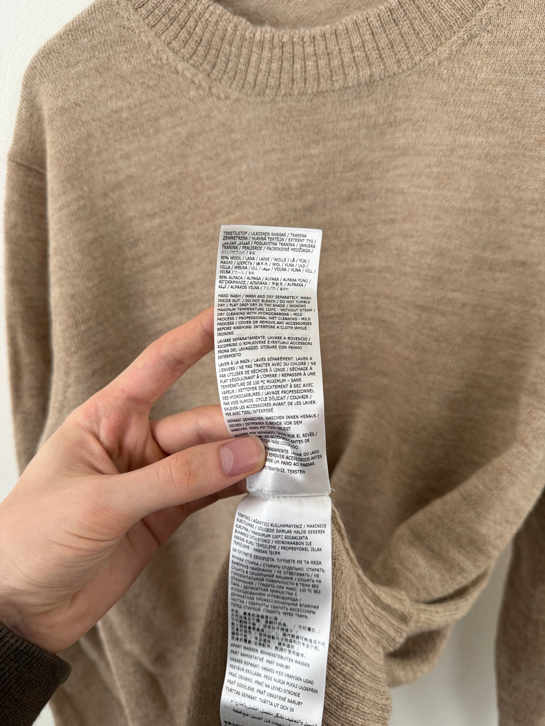 Wool Alpaca Knit Sweater