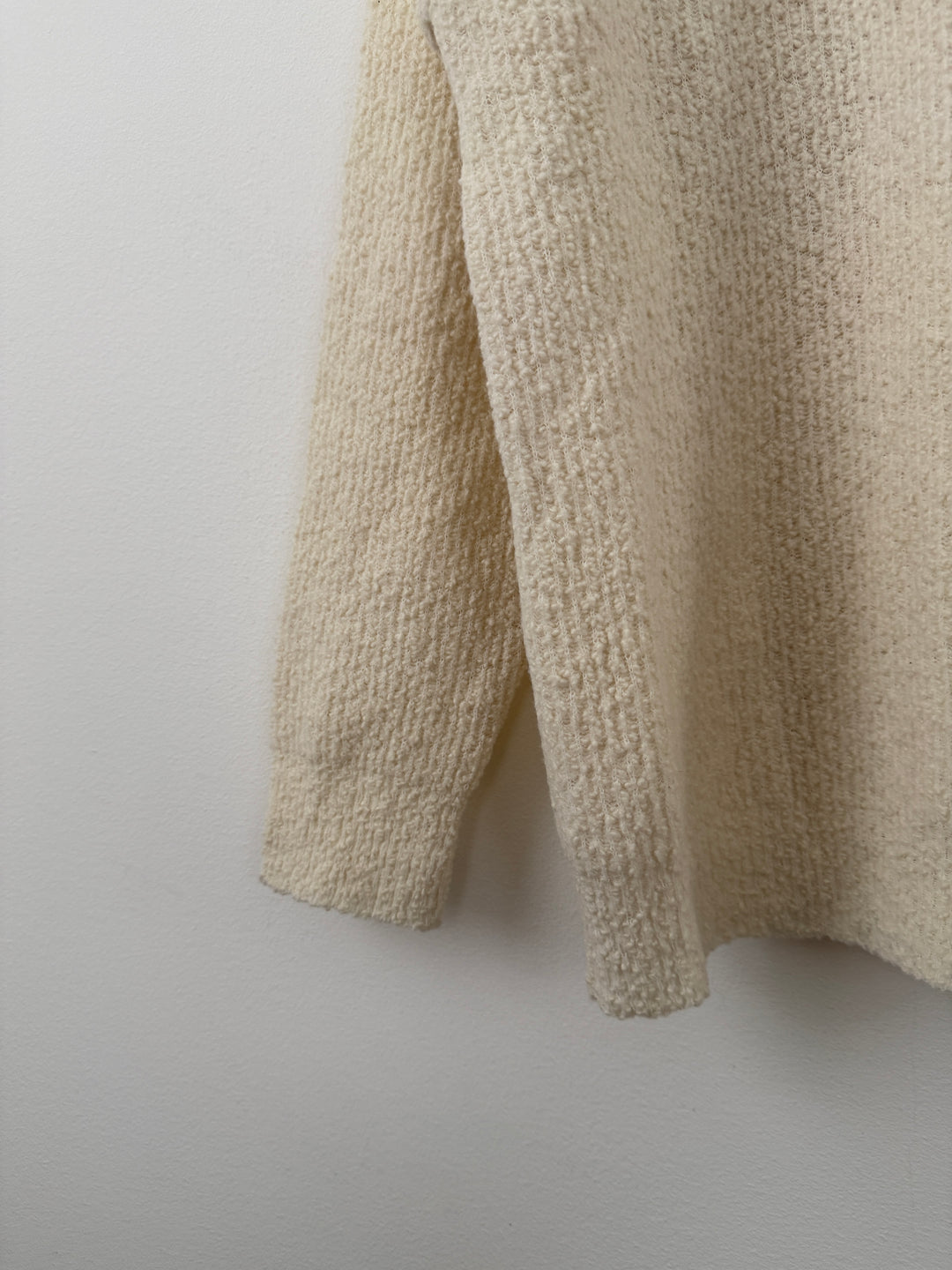 Ivory Boucle Sweater