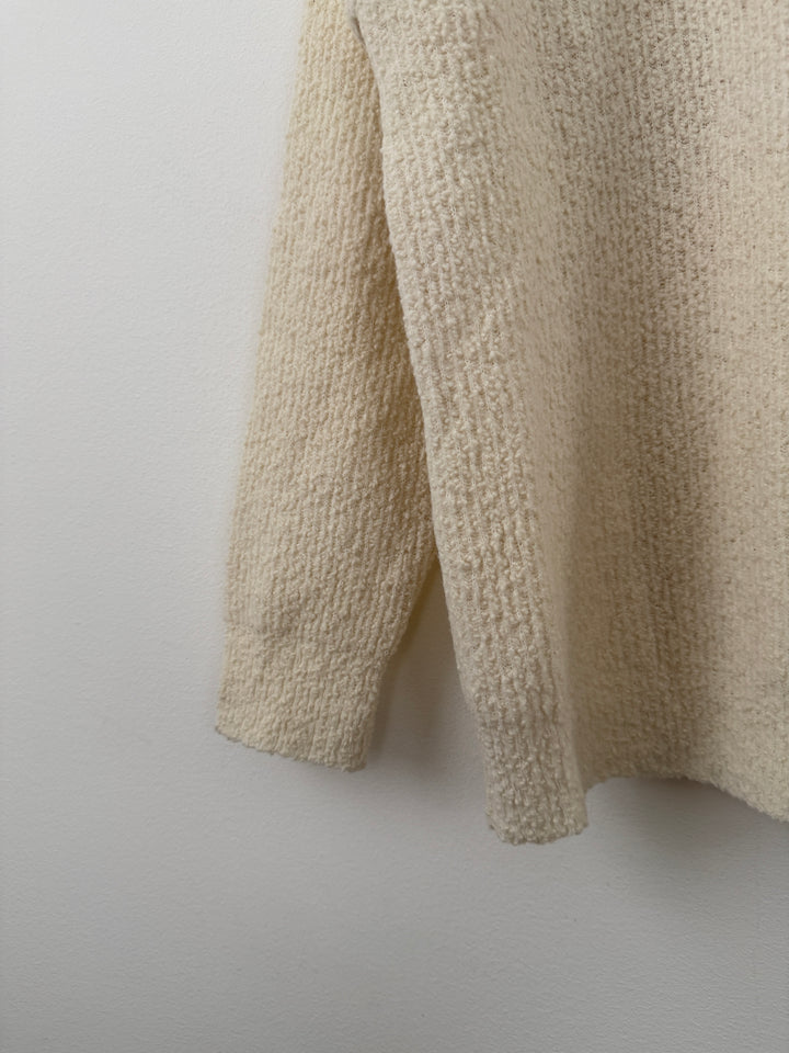 Ivory Boucle Sweater