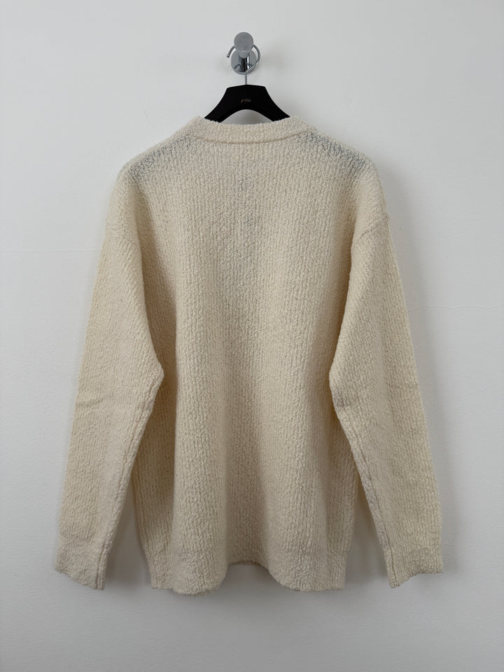 Ivory Boucle Sweater