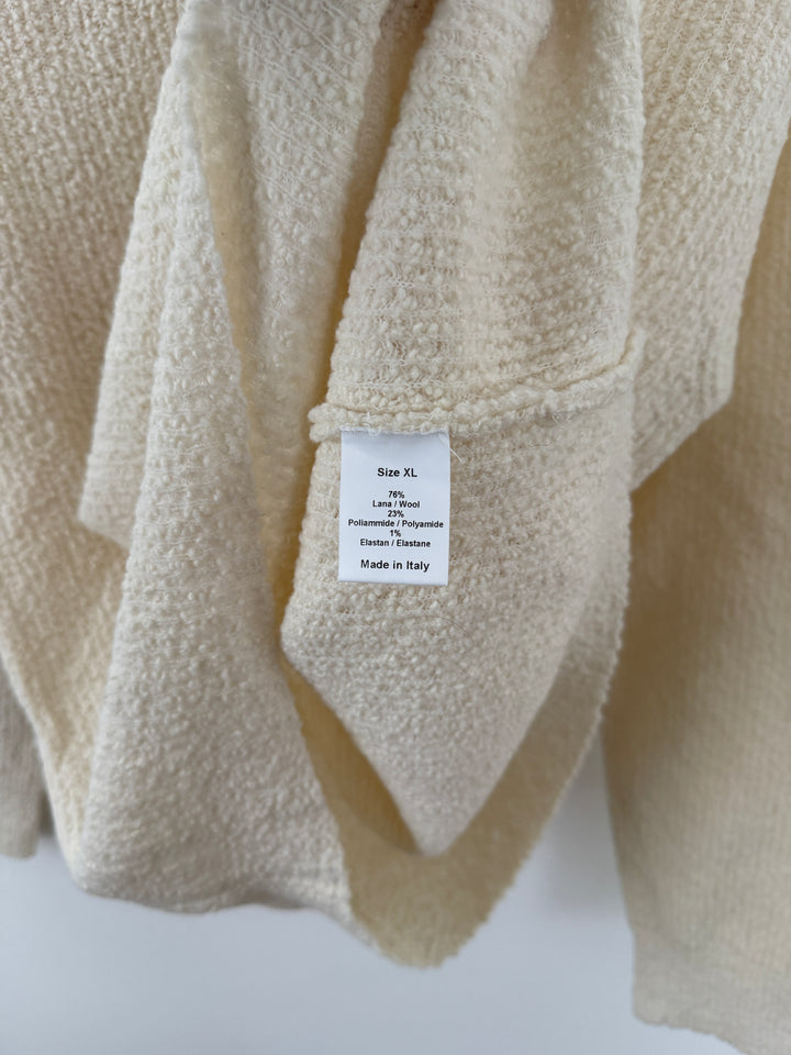 Ivory Boucle Sweater