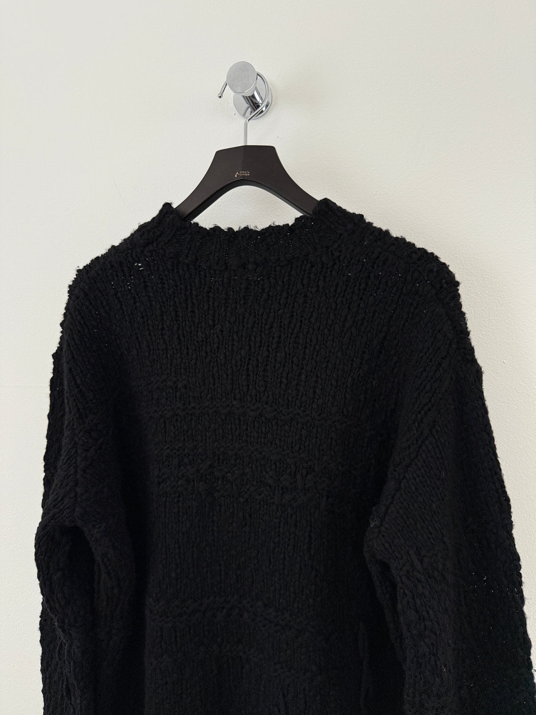 Black Distressed Sweater