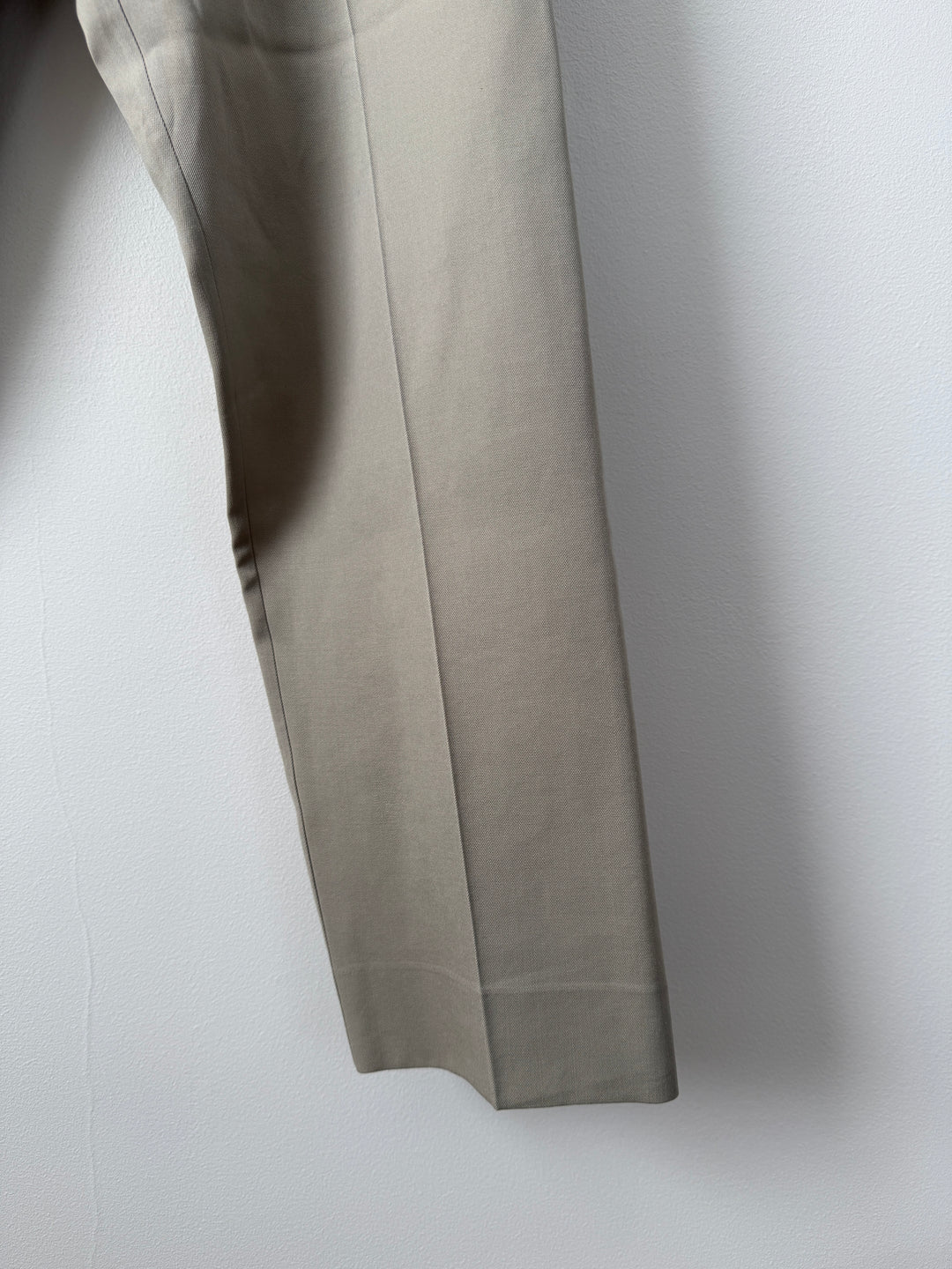Italian Wool Easy Trouser Khaki