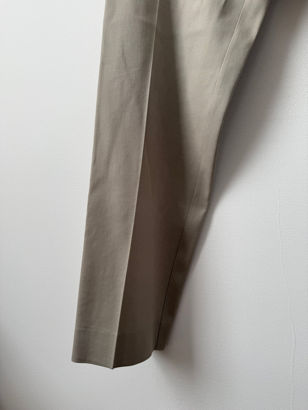 Italian Wool Easy Trouser Khaki