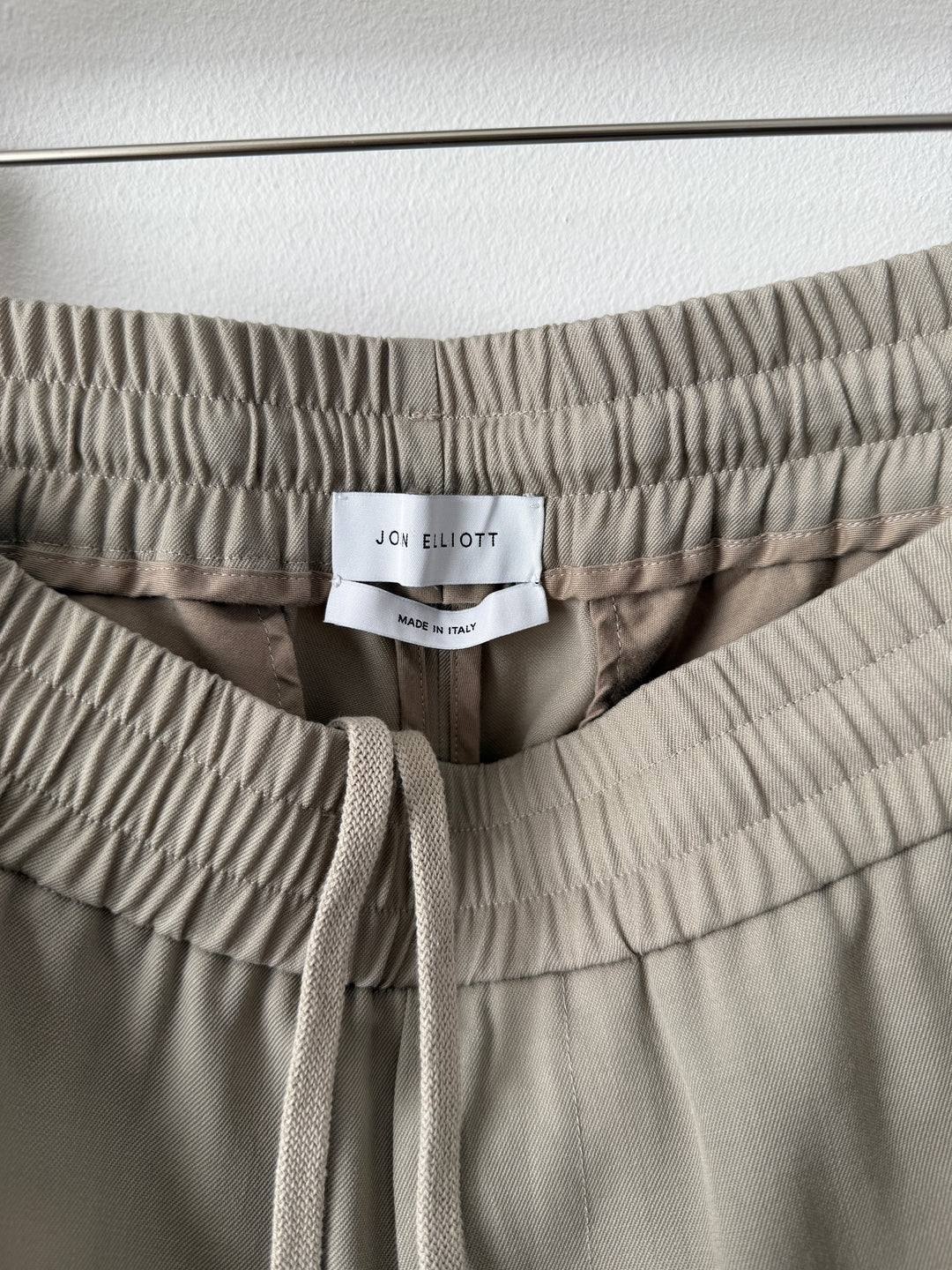 Italian Wool Easy Trouser Khaki