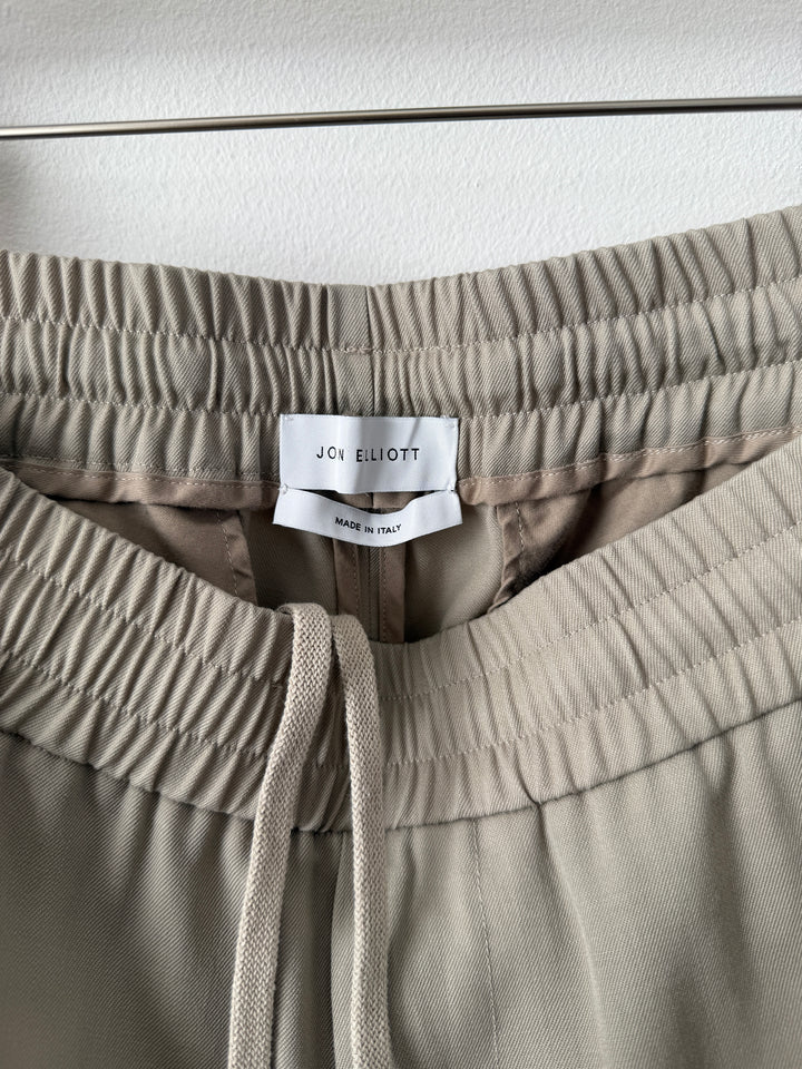 Italian Wool Easy Trouser Khaki