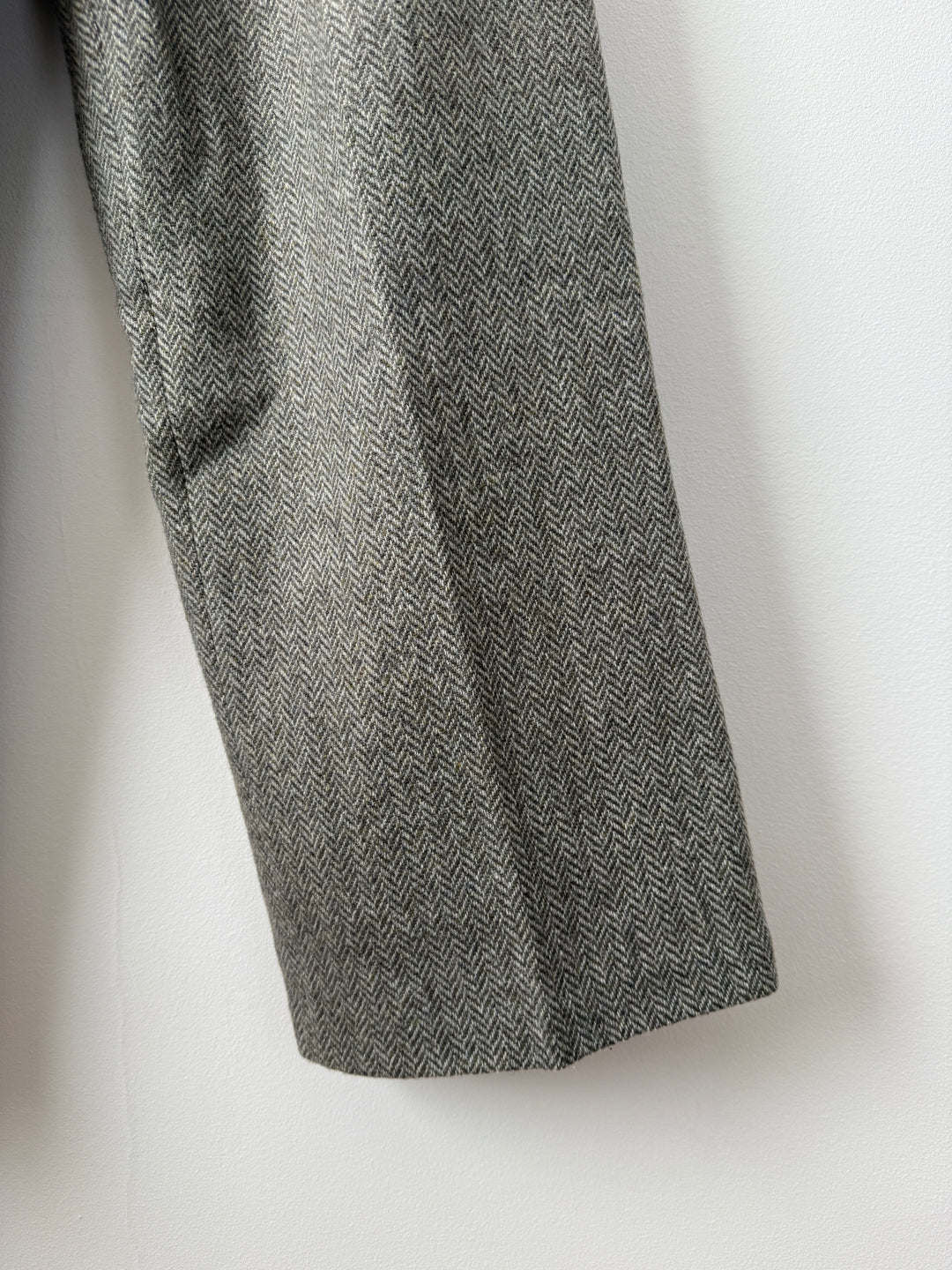 Herringbone Wool Trousers