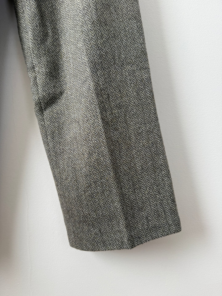 Herringbone Wool Trousers