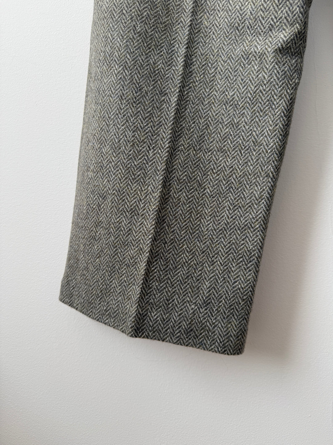 Herringbone Wool Trousers