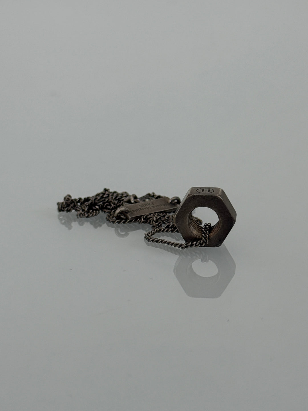 Silver Nut Necklace