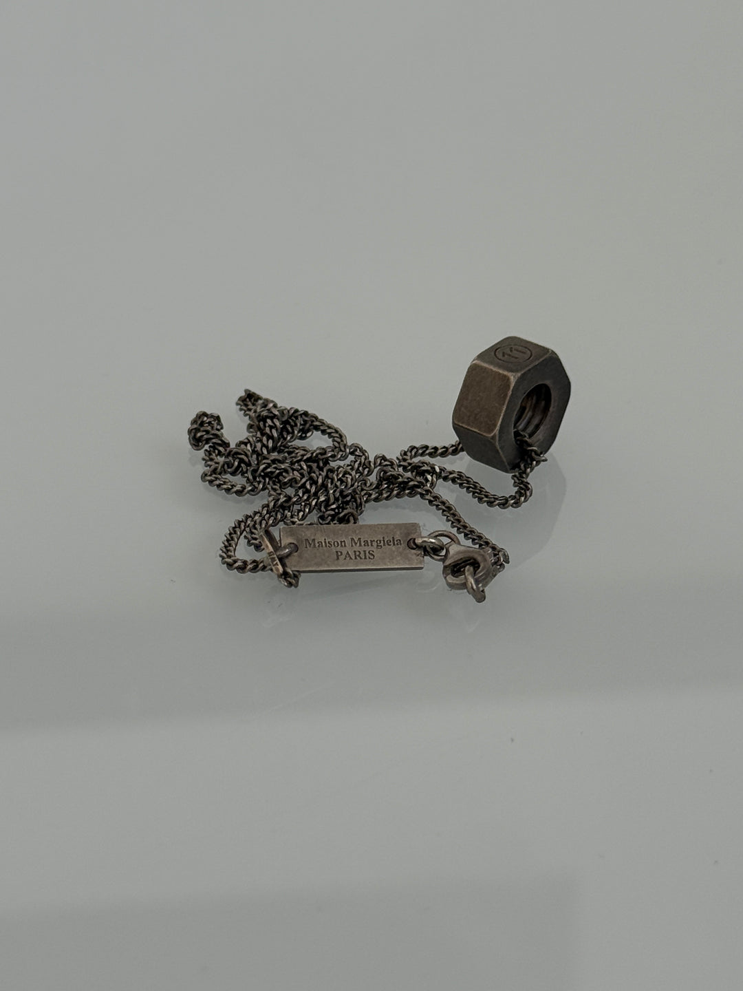 Silver Nut Necklace