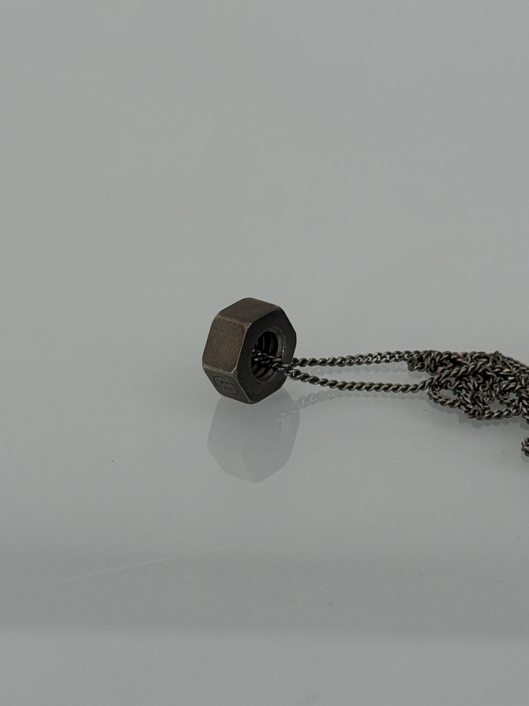 Silver Nut Necklace