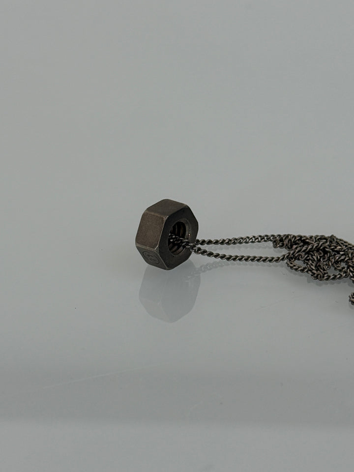 Silver Nut Necklace