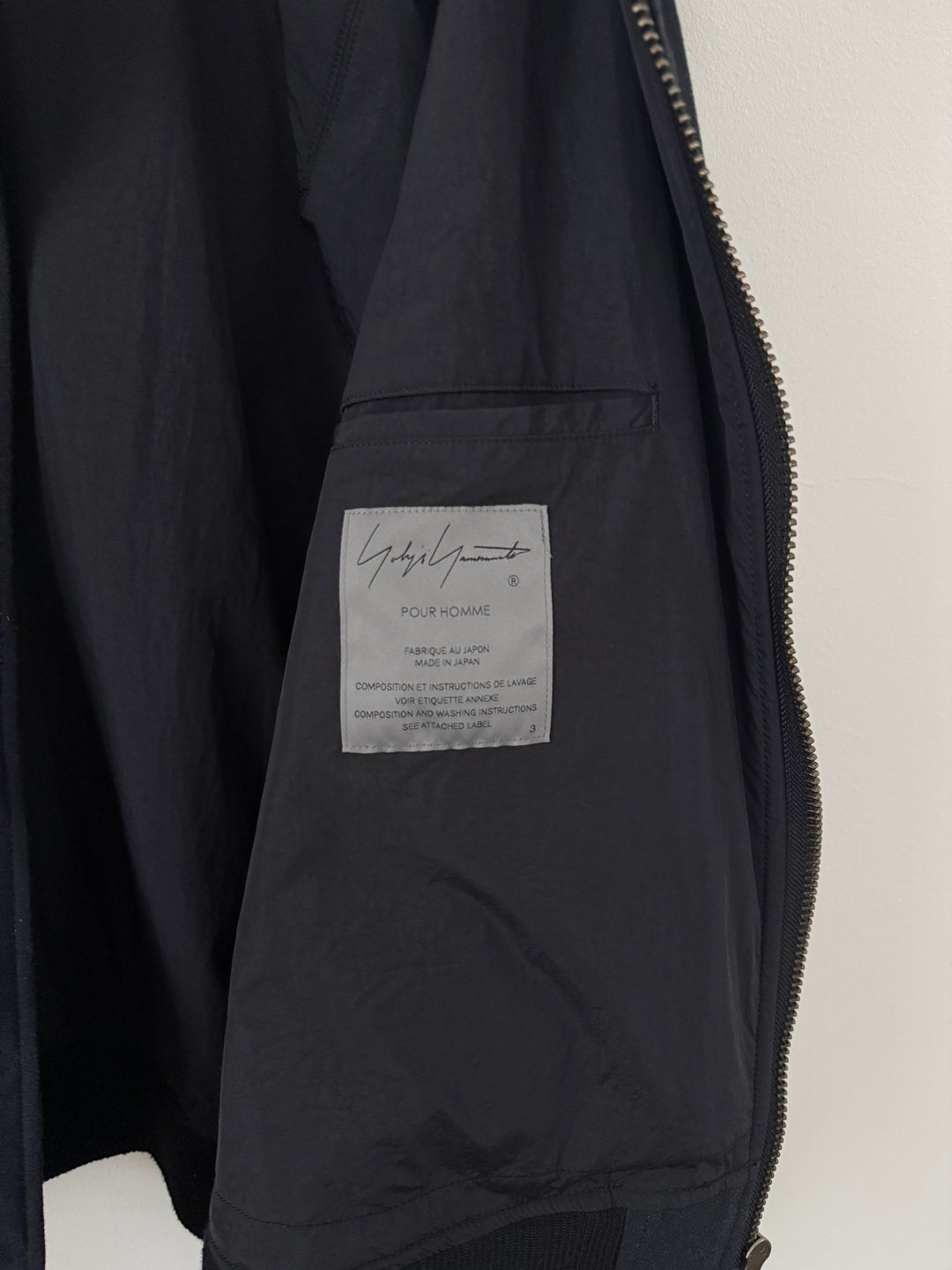 FW24 Pour Homme Lady Print Wool Blouson Jacket