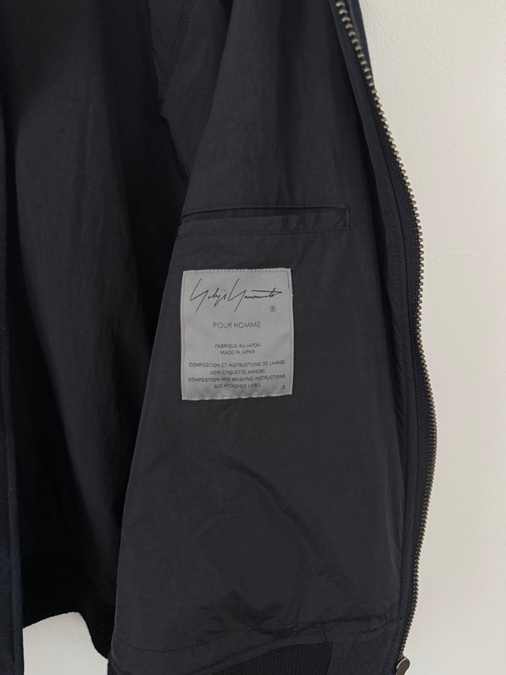 FW24 Pour Homme Lady Print Wool Blouson Jacket