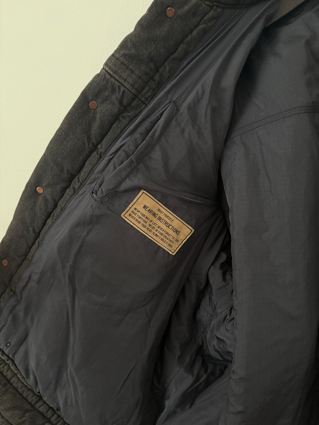 Padded Denim Jacket
