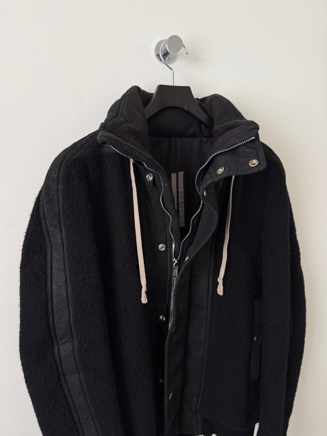 FW19 "Larry" Dustulator Wool Hooded Jacket