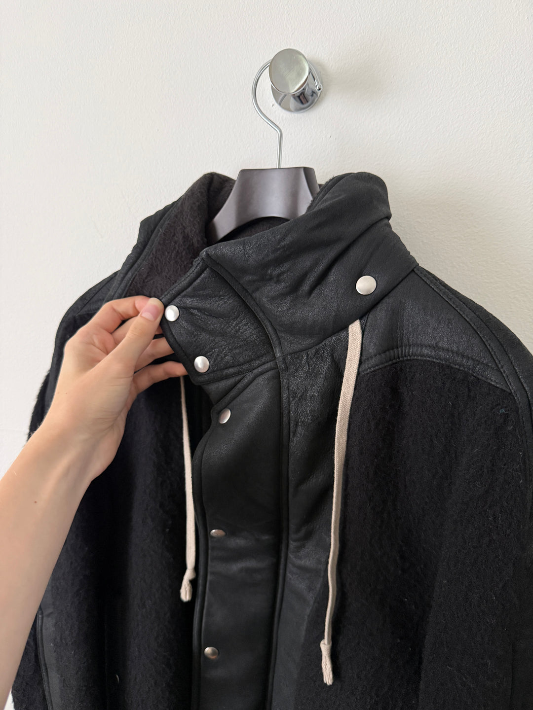 FW19 "Larry" Dustulator Wool Hooded Jacket