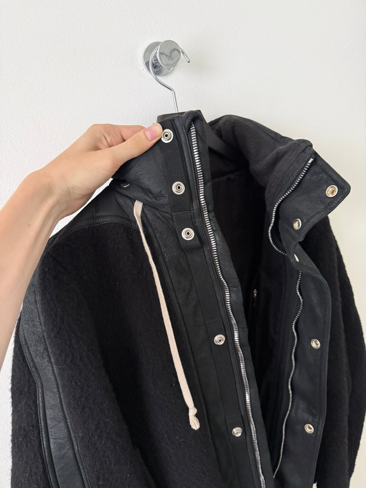 FW19 "Larry" Dustulator Wool Hooded Jacket