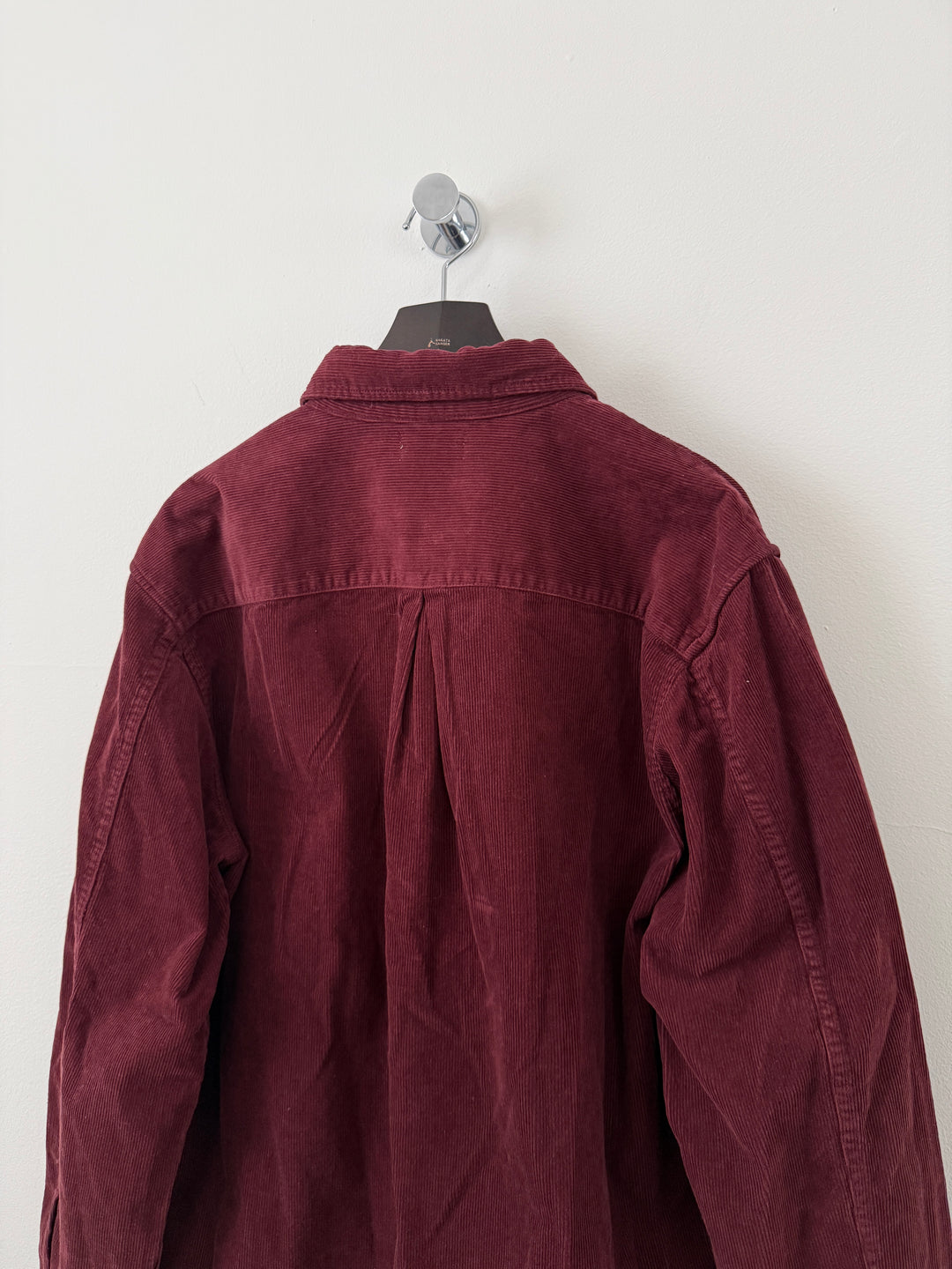 Cloak Corduroy Burgundy Button Up Shirt