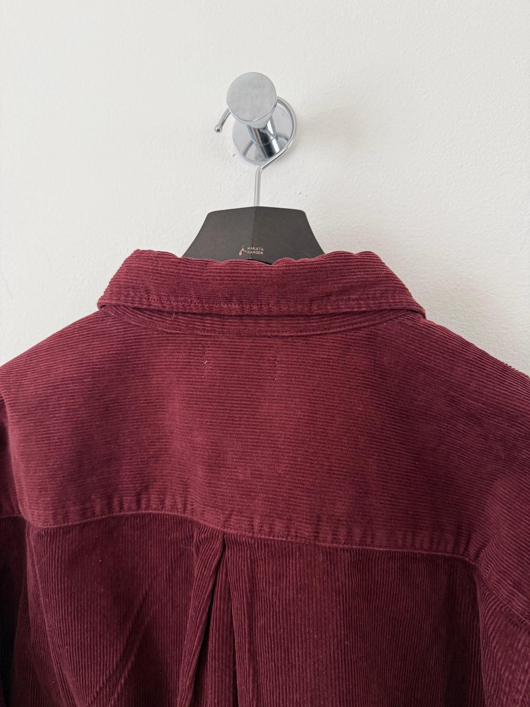 Cloak Corduroy Burgundy Button Up Shirt