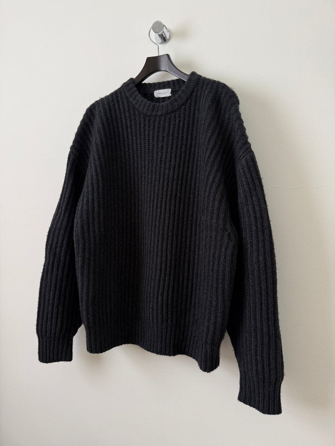 Charcoal Capri Cashmere Crewneck Sweater