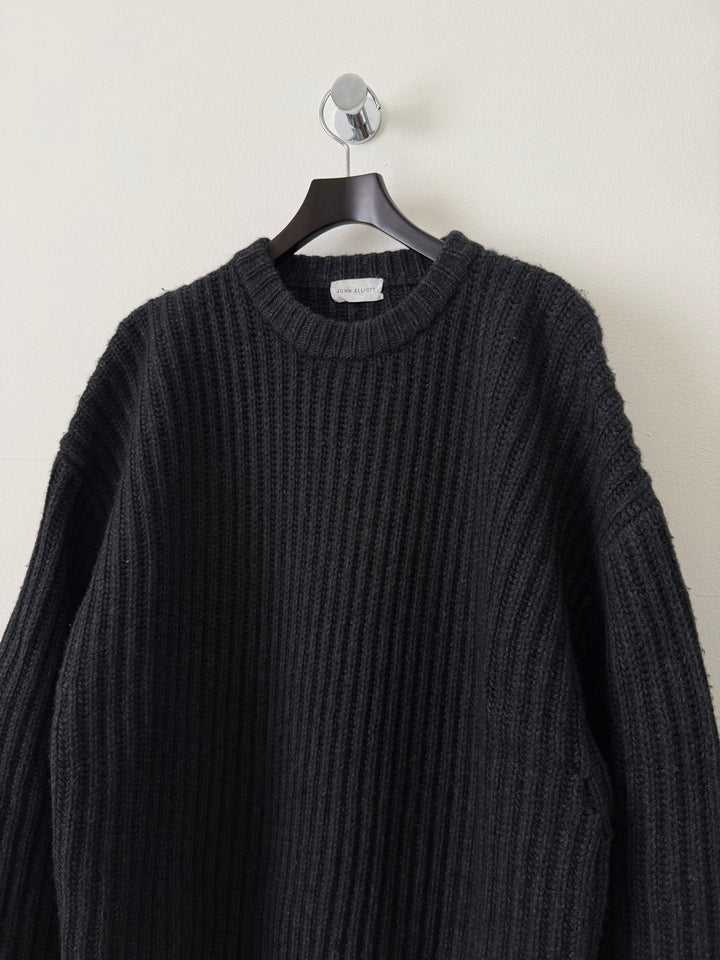 Charcoal Capri Cashmere Crewneck Sweater