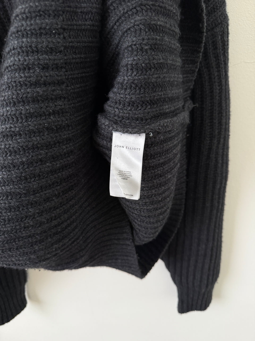 Charcoal Capri Cashmere Crewneck Sweater
