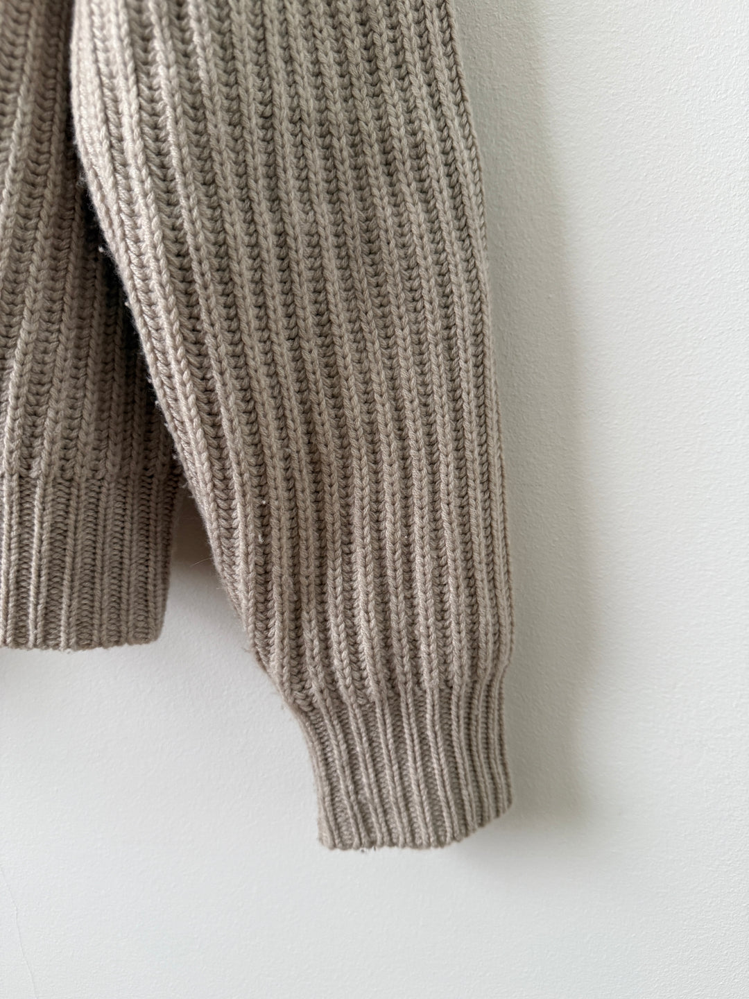 Oatmeal Capri Cashmere Crewneck Sweater