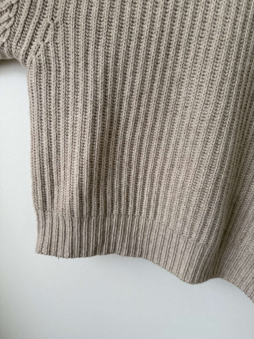 Oatmeal Capri Cashmere Crewneck Sweater