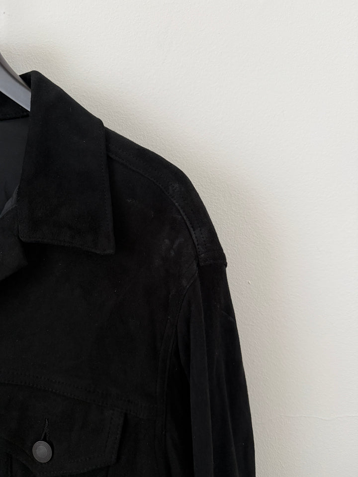 Lamb Leather Trucker Jacket
