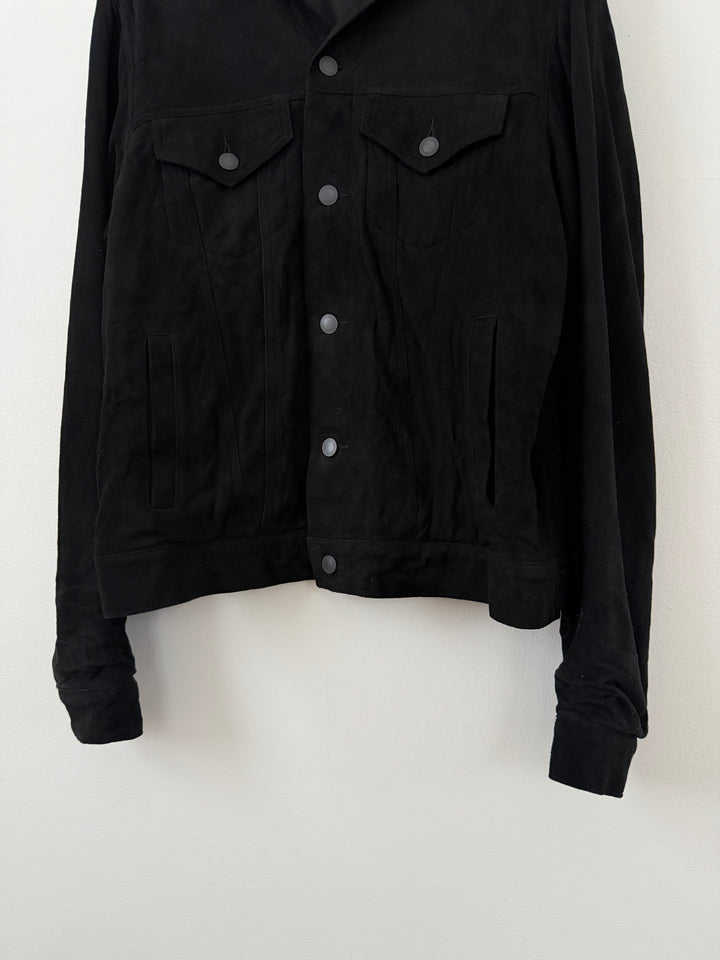 Lamb Leather Trucker Jacket