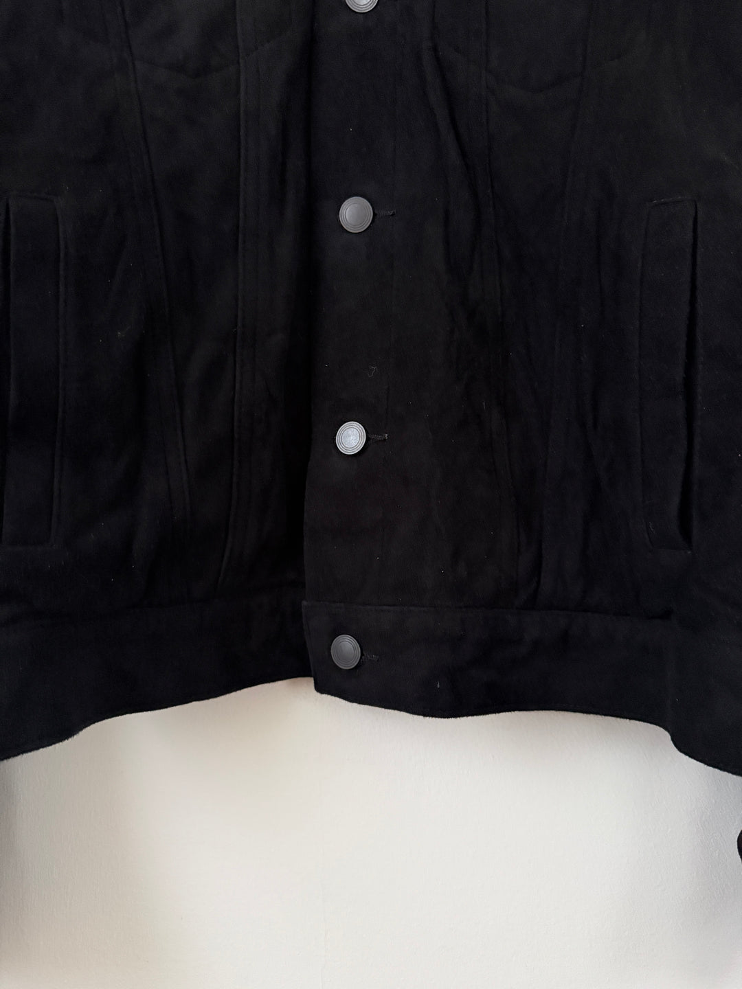 Lamb Leather Trucker Jacket