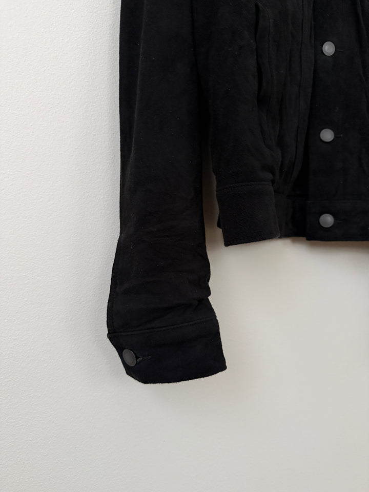 Lamb Leather Trucker Jacket