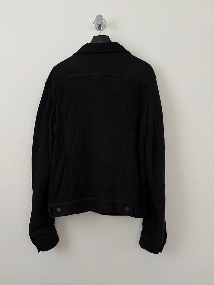 Lamb Leather Trucker Jacket