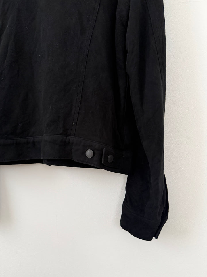 Lamb Leather Trucker Jacket