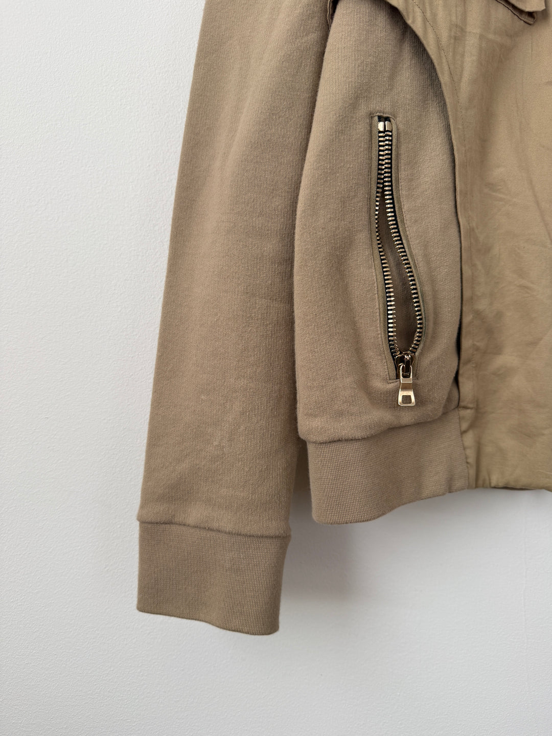 Balmain Utility Zip Up Hoodie Jacket