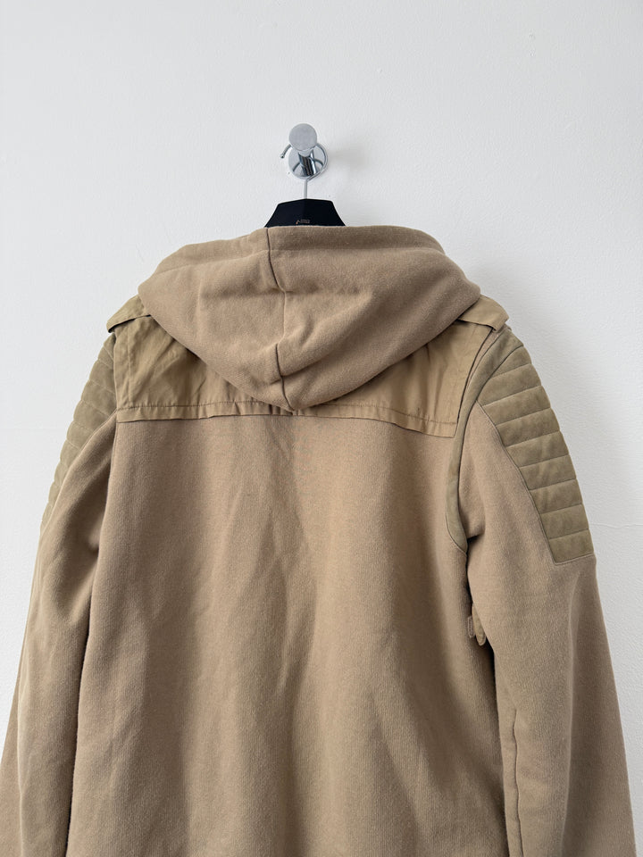 Balmain Utility Zip Up Hoodie Jacket