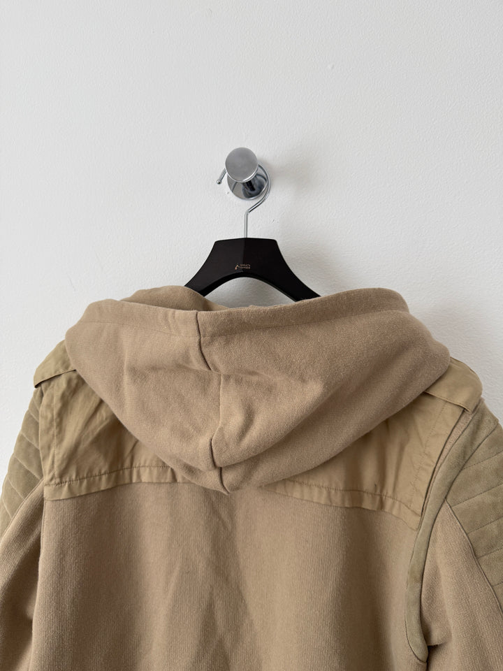 Balmain Utility Zip Up Hoodie Jacket