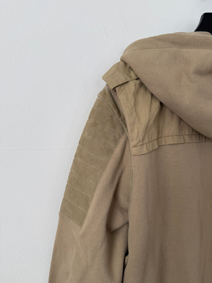 Balmain Utility Zip Up Hoodie Jacket