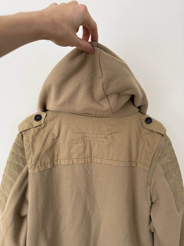 Balmain Utility Zip Up Hoodie Jacket