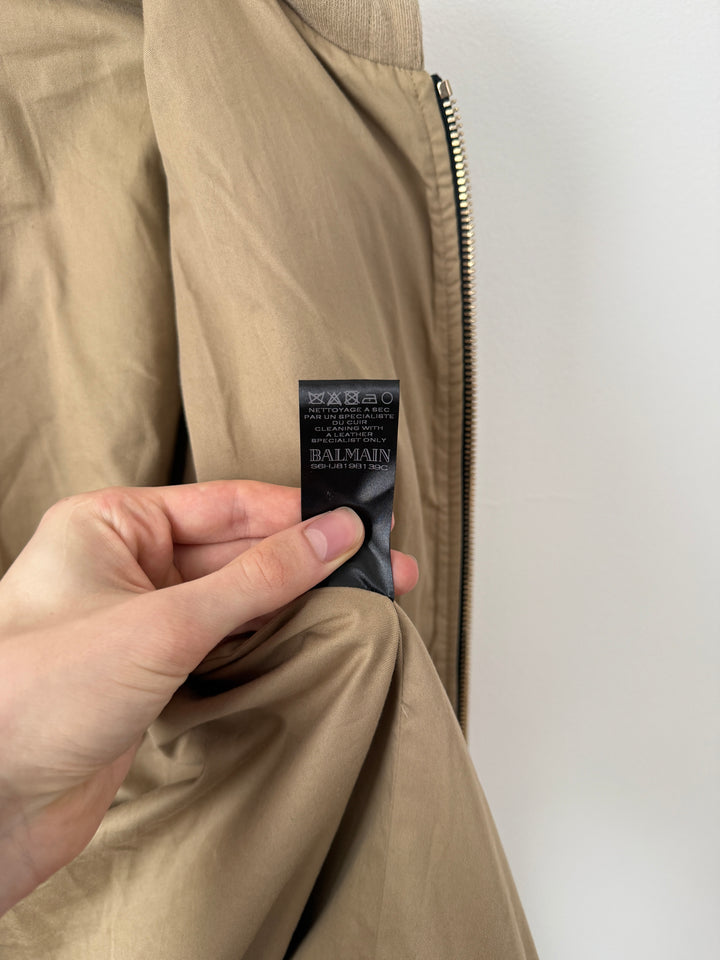 Balmain Utility Zip Up Hoodie Jacket