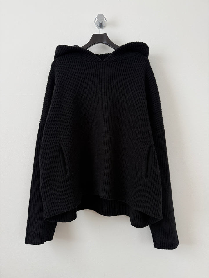 Dakota Knit Poncho Black