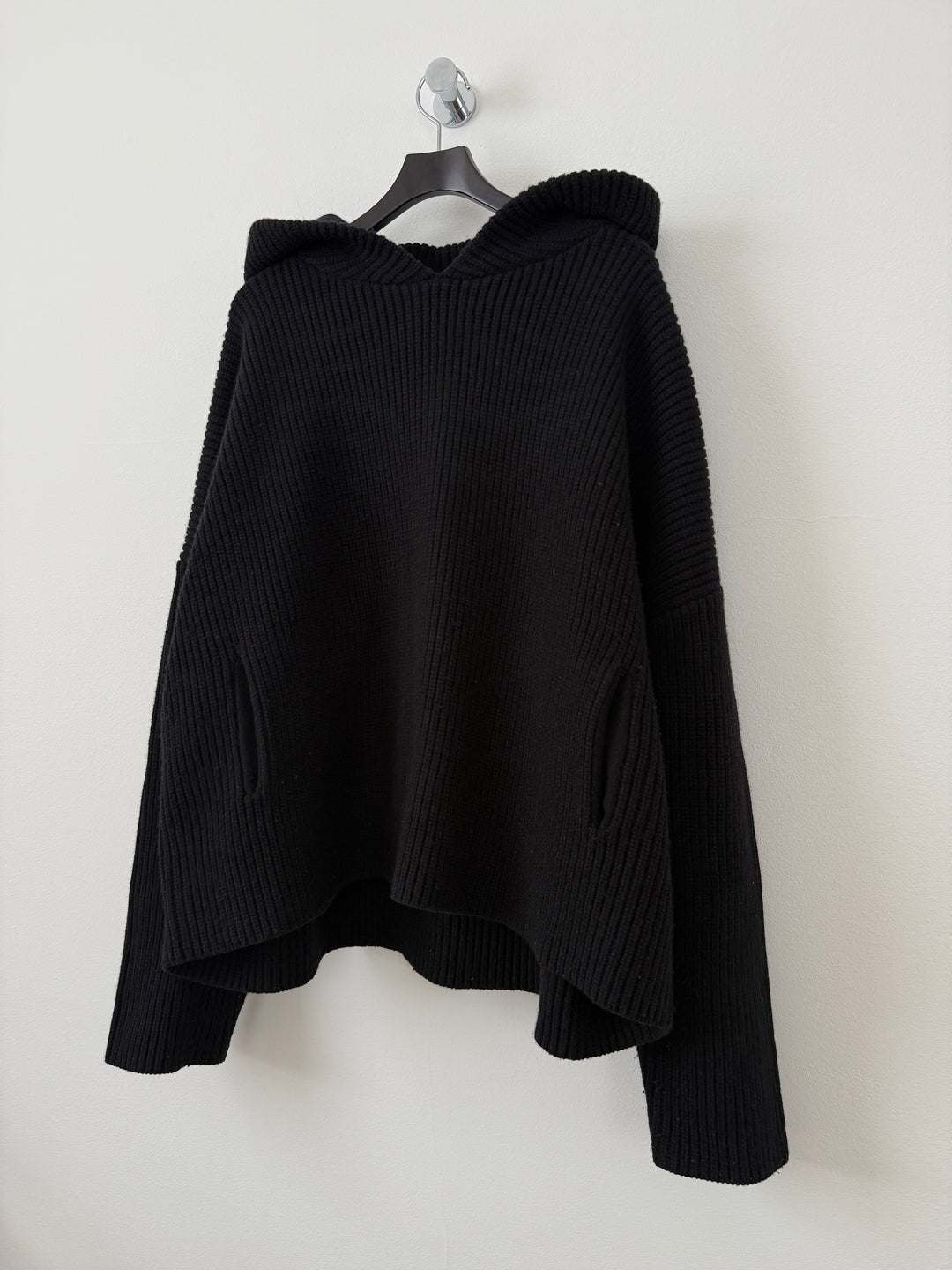 Dakota Knit Poncho Black